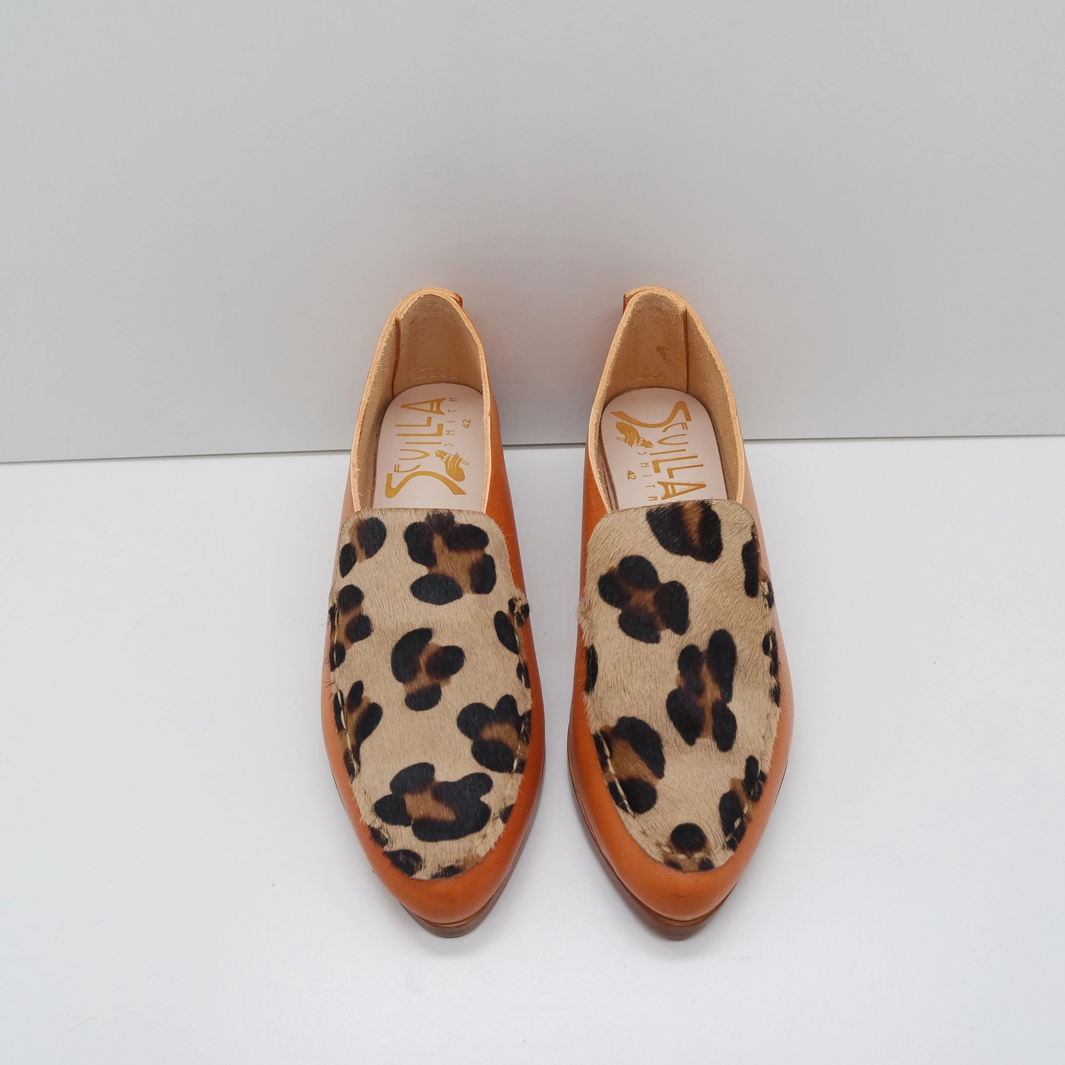 Ivy League Penny Loafers THE PENNY. BB TOAST. LEOPARD HAIR ON LAKE. NO MASK. UNDYED THREAD. 2CM