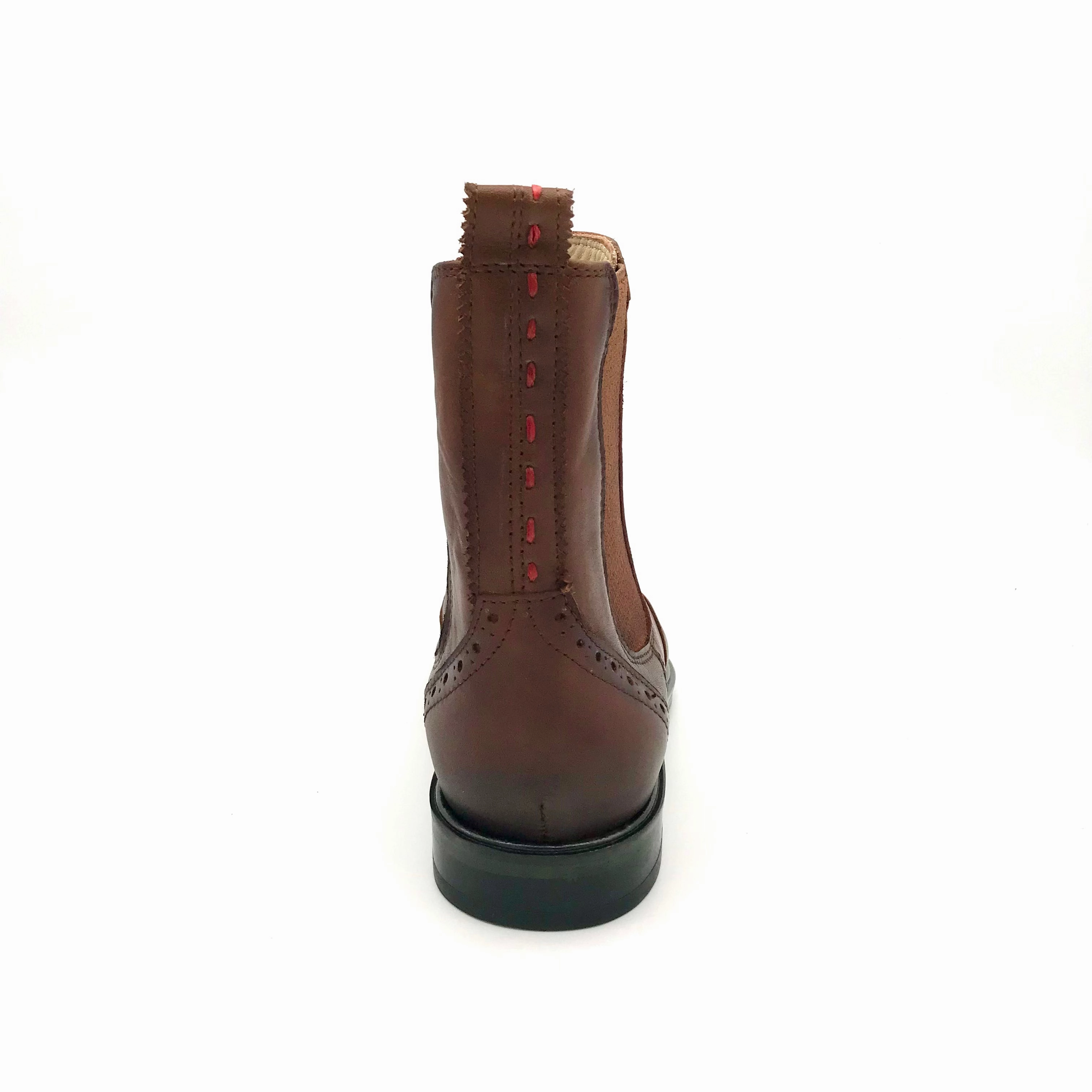 Chelsea Boots Aus Gummi The Schuh Effekt Boots Stiefeletten Chealsea Cognac