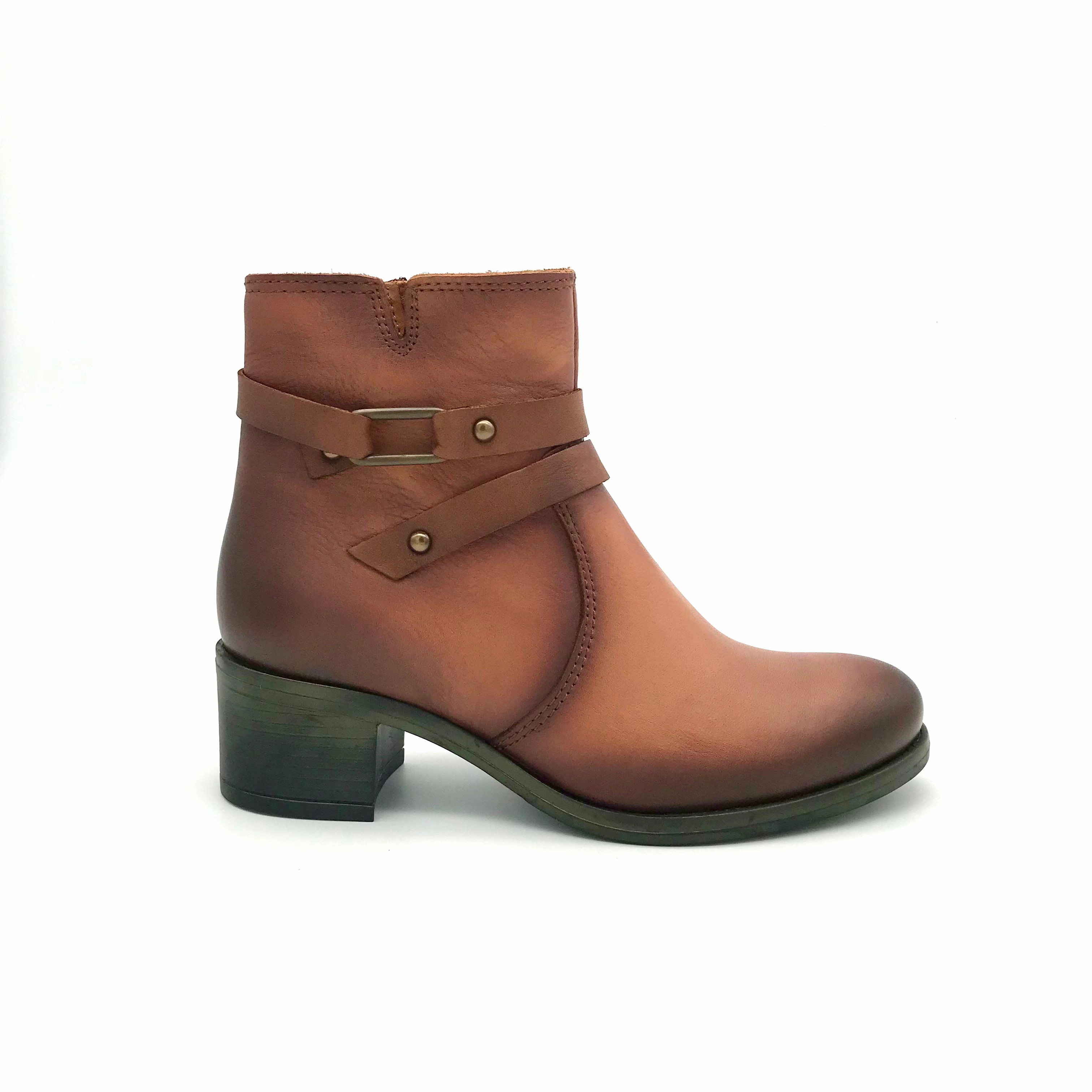 Balmain Stiefeletten The Schuh Effekt Damen Stiefelette Cognac