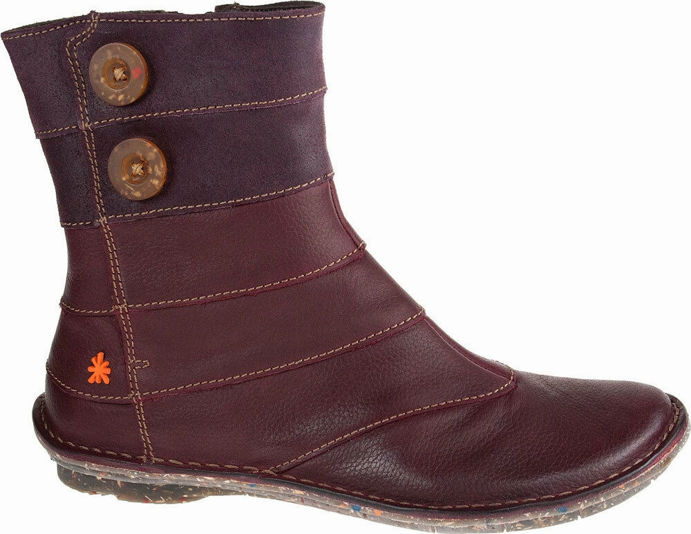 The ART Company Schuhe Granada Purple 857 Damenschuhe Stiefel Stiefelette Leder Mer Du Sud Stiefel