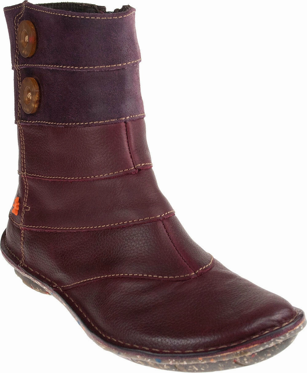 The ART Company Schuhe Granada Purple 857 Damenschuhe Stiefel Stiefelette Leder Högl Stiefel Mit Lammfell