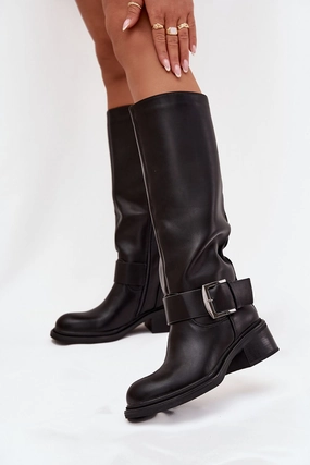 Stiefel Mit Reißverschluss Seitlich Thigh-Hight Boots model 217767 Step in style