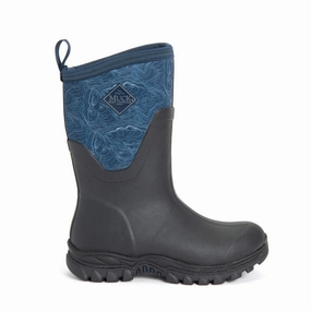 Oliver Stiefel Damen Arctic Sport II Kurzstiefel | Navy Topography