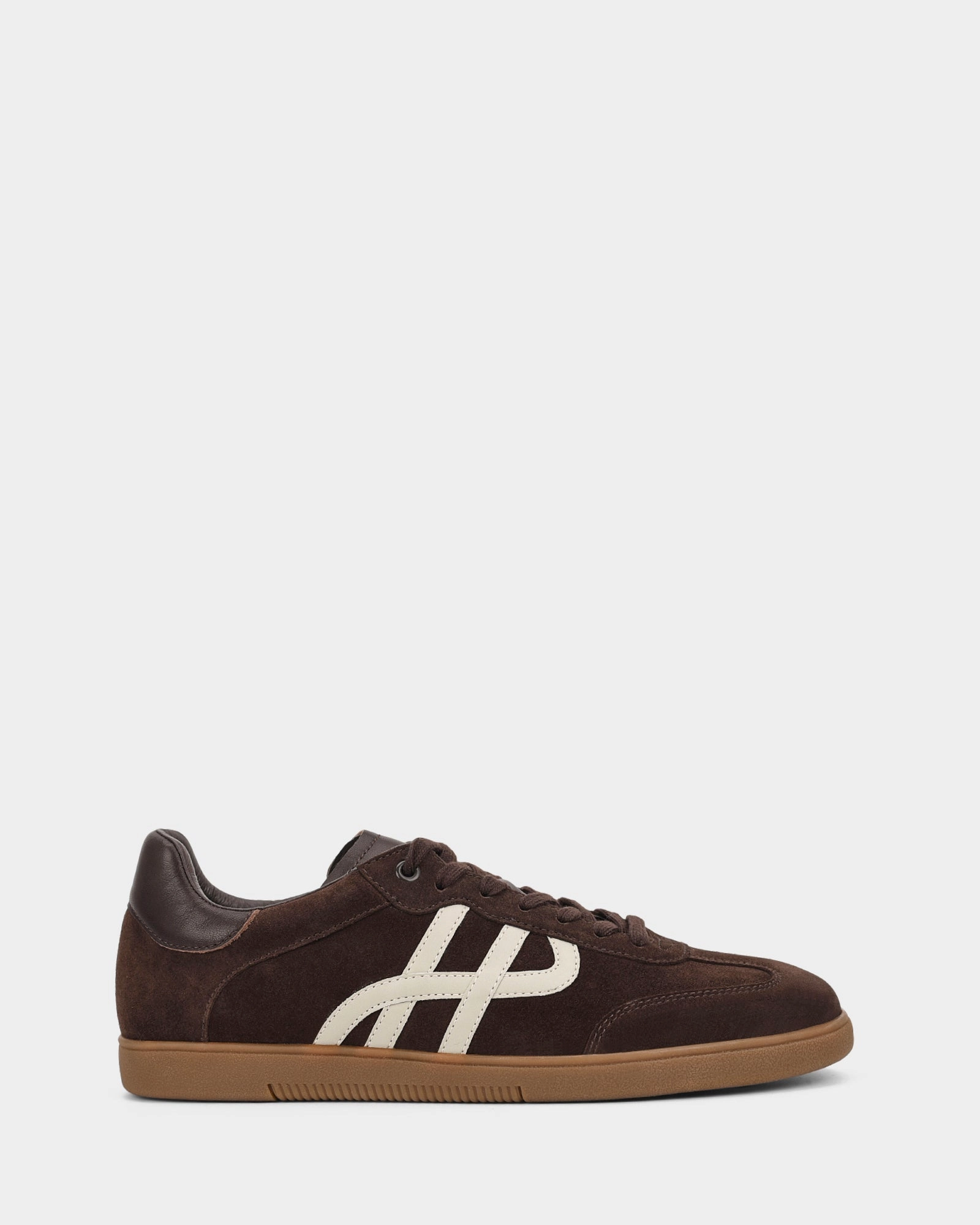 Trackside M Ground Coffee Suede Sneaker Mit Gepolstertem Schaftrand