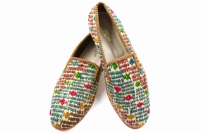 Emeric Gre 44  - Kelim Loafers Penny Loafers With Jeans