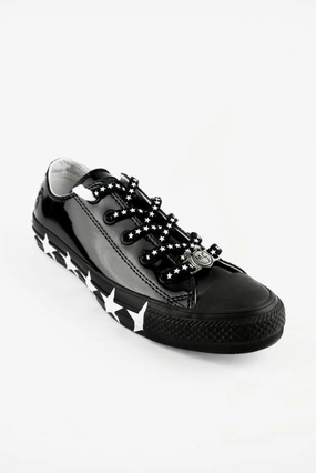 Wasser Sneaker Converse All Star Miley Cyrus Collection Schwarz Lack Optik