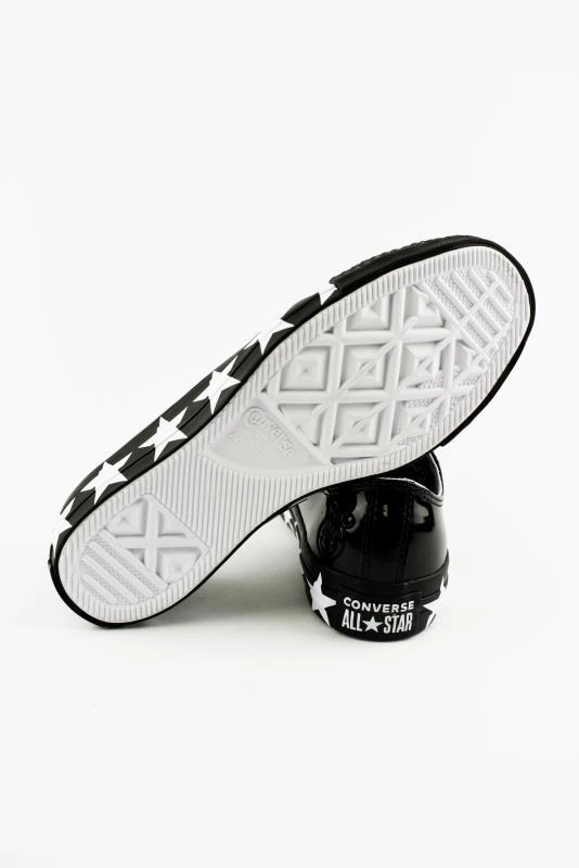 43 Sneaker Converse All Star Miley Cyrus Collection Schwarz Lack Optik