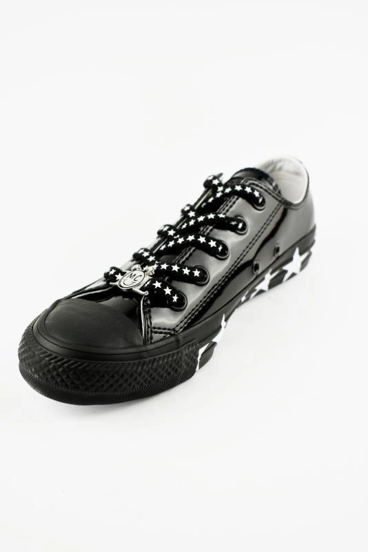 Converse All Star Miley Cyrus Collection Schwarz Lack Optik Ara Leo Sneaker