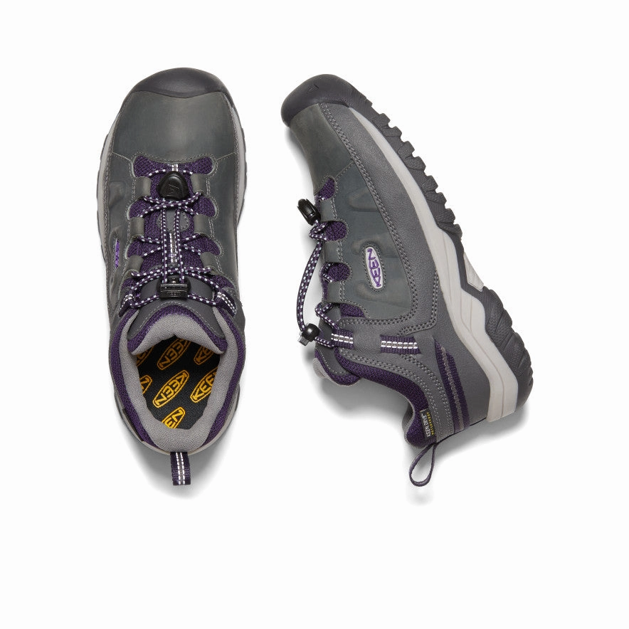 Sneaker Bequem Big Kids' Targhee Waterproof Shoe  |  Magnet/Tillandsia Purple