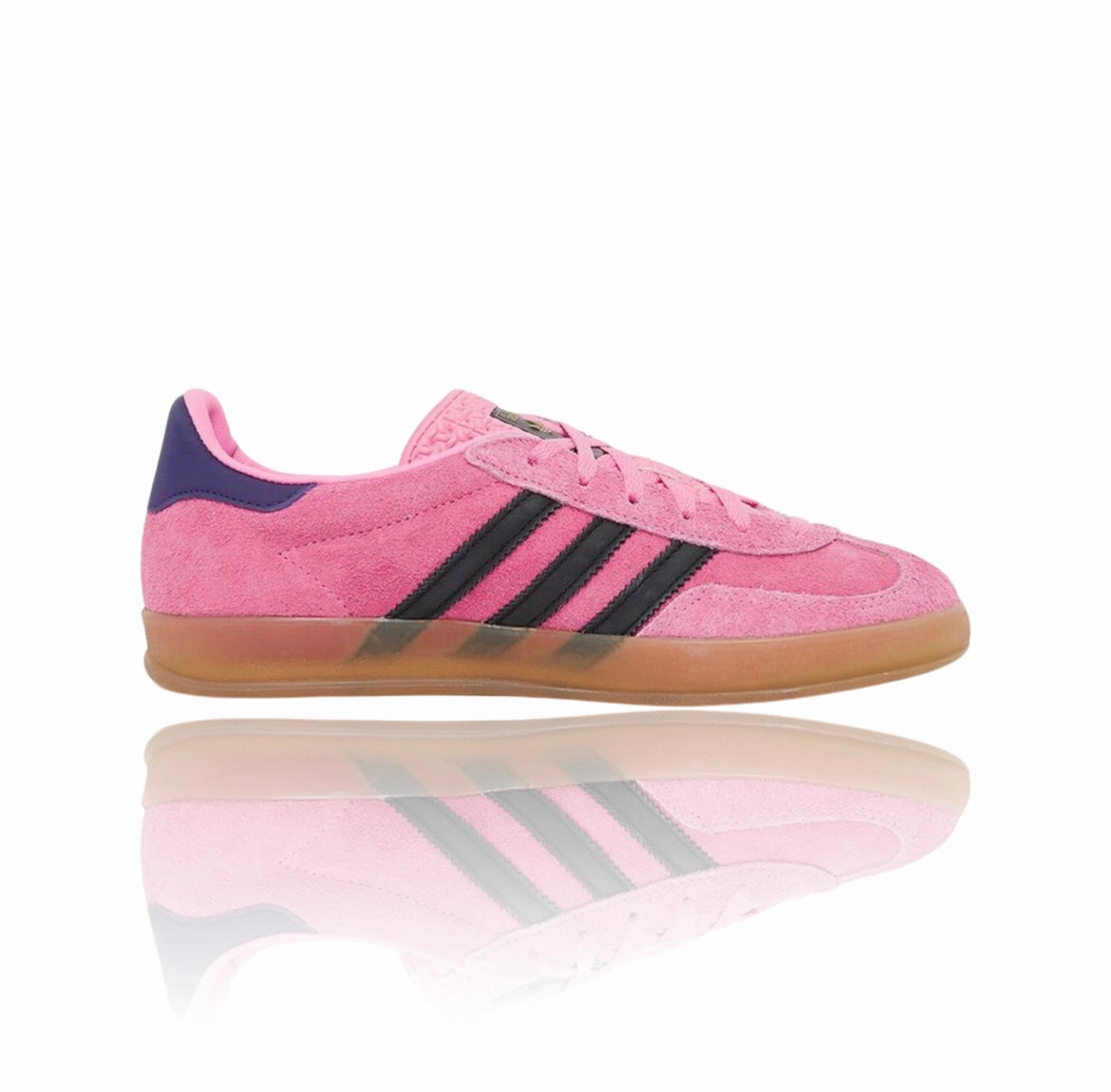 Dunkelgraue Sneaker Adidas Gazelle Indoor Bliss Pink Purple (w)