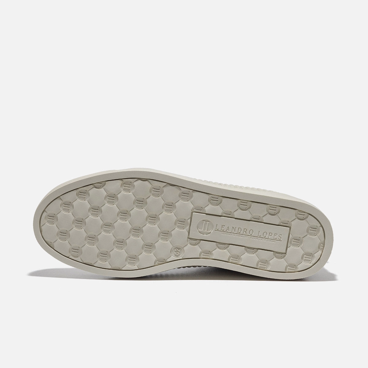 Mid Top - Ezio - Beige Leather Stripe Sneaker Usa