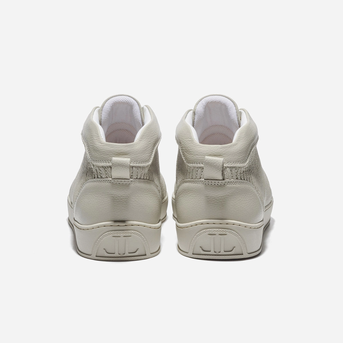 Mid Top - Ezio - Beige Leather Stripe Skechers Glide Step Pro Sneaker