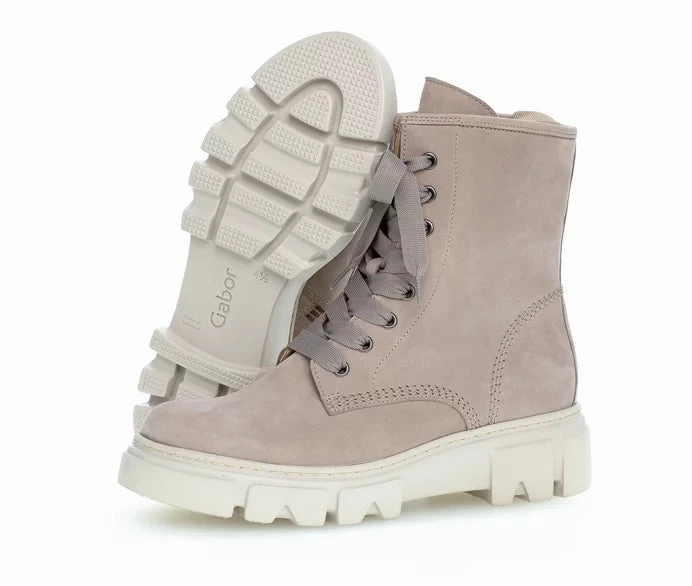 Loretta Stiefeletten Gabor Biker- / Combat Boot leinen dust