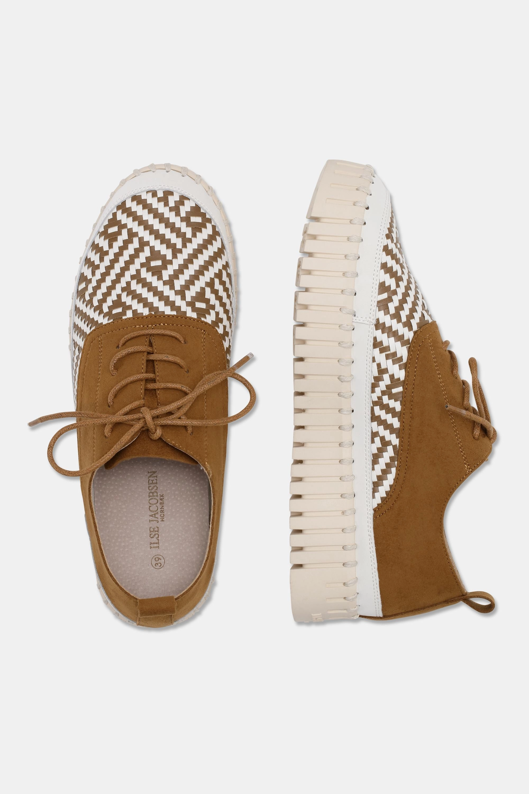 Pantoffeln Extra Geschwollene Füße Tulip Slipper Mit Schnrung - Cashew