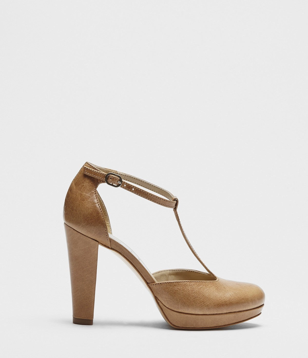 T-Strap Pumps Bonnie beige High Heels Tennis