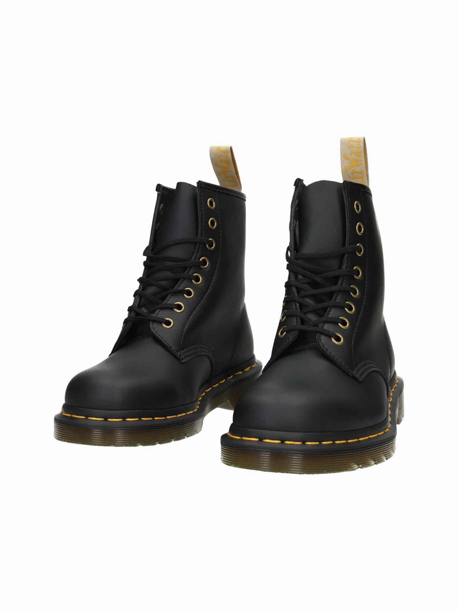 Vegan 1460 Felix Rub Off black Stiefel Gefüttert Kinder