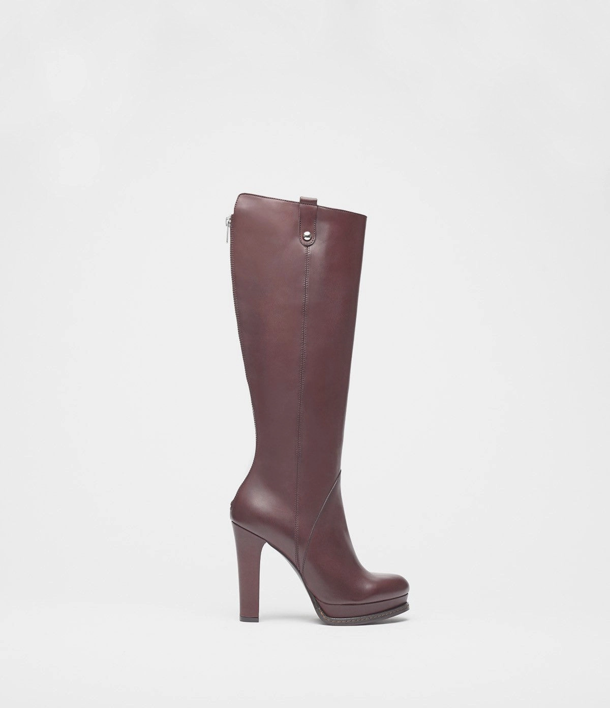 High Heels Grün Langschaftstiefel Megan bordeaux