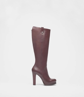 Besser Auf Laufen Langschaftstiefel Megan bordeaux