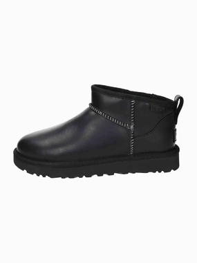 Stiefel Oversize W Classic Ultra Mini Lthr Regen black