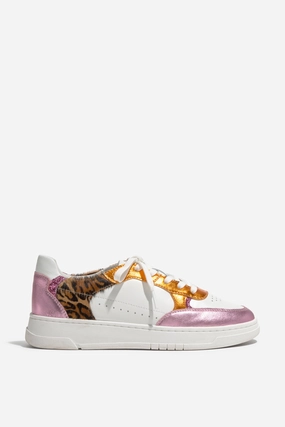 Sneaker Seiten CARIS-02 White Leopard