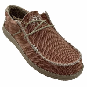 Filzmaxx Pantoffeln Hey Dude Wally Braided Tangerine Herren Slipper Komfort