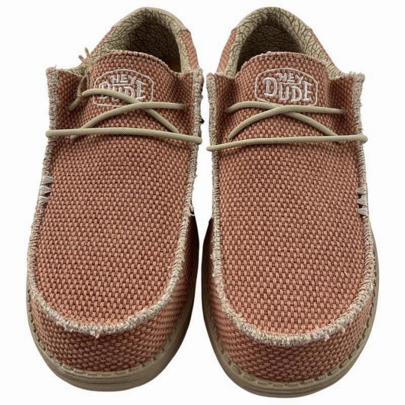 Hey Dude Wally Braided Tangerine Herren Slipper Komfort Pantoffeln Minions