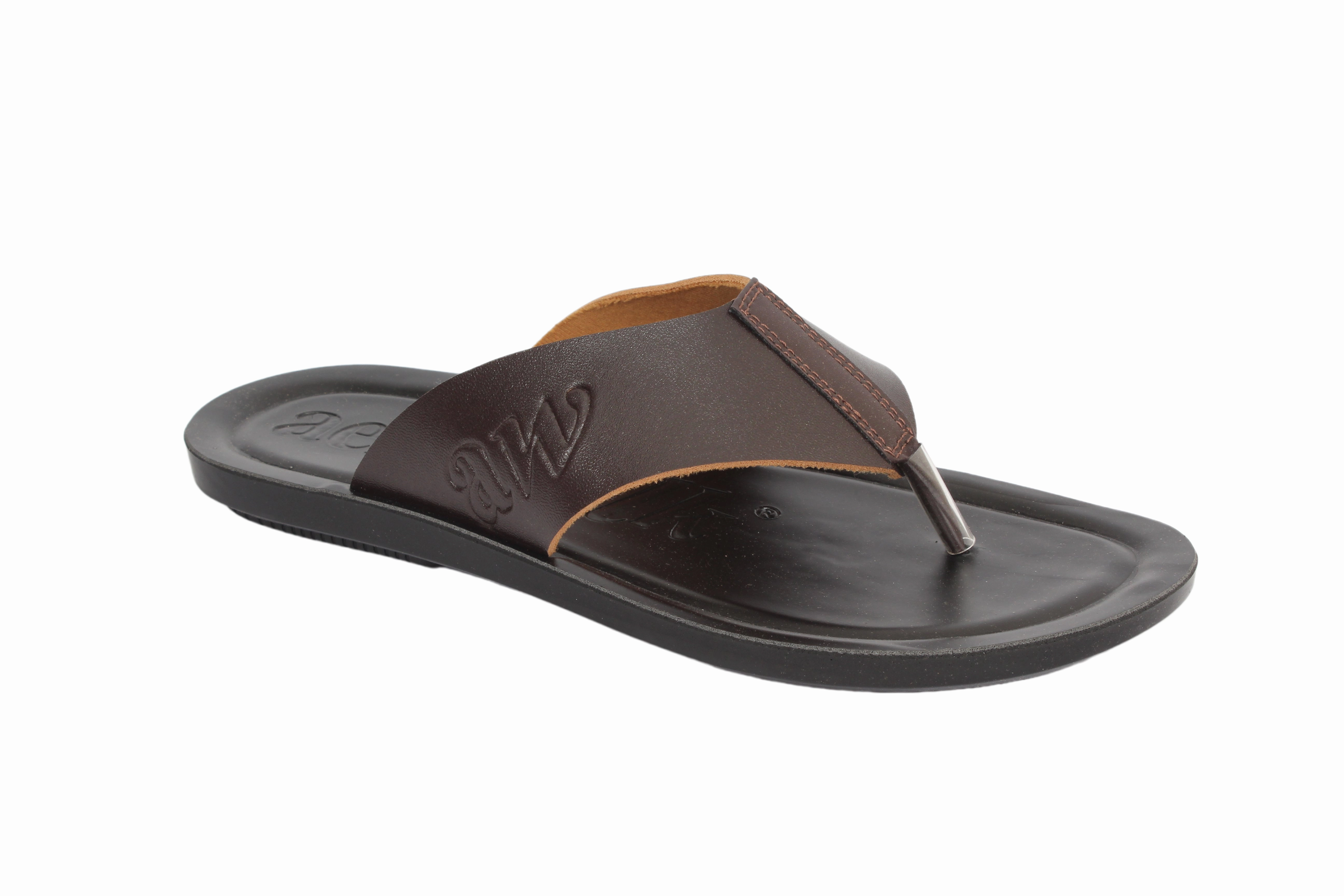 Aerowalk BROWN Slipper with slip-on for male Einhorn Pantoffeln 28