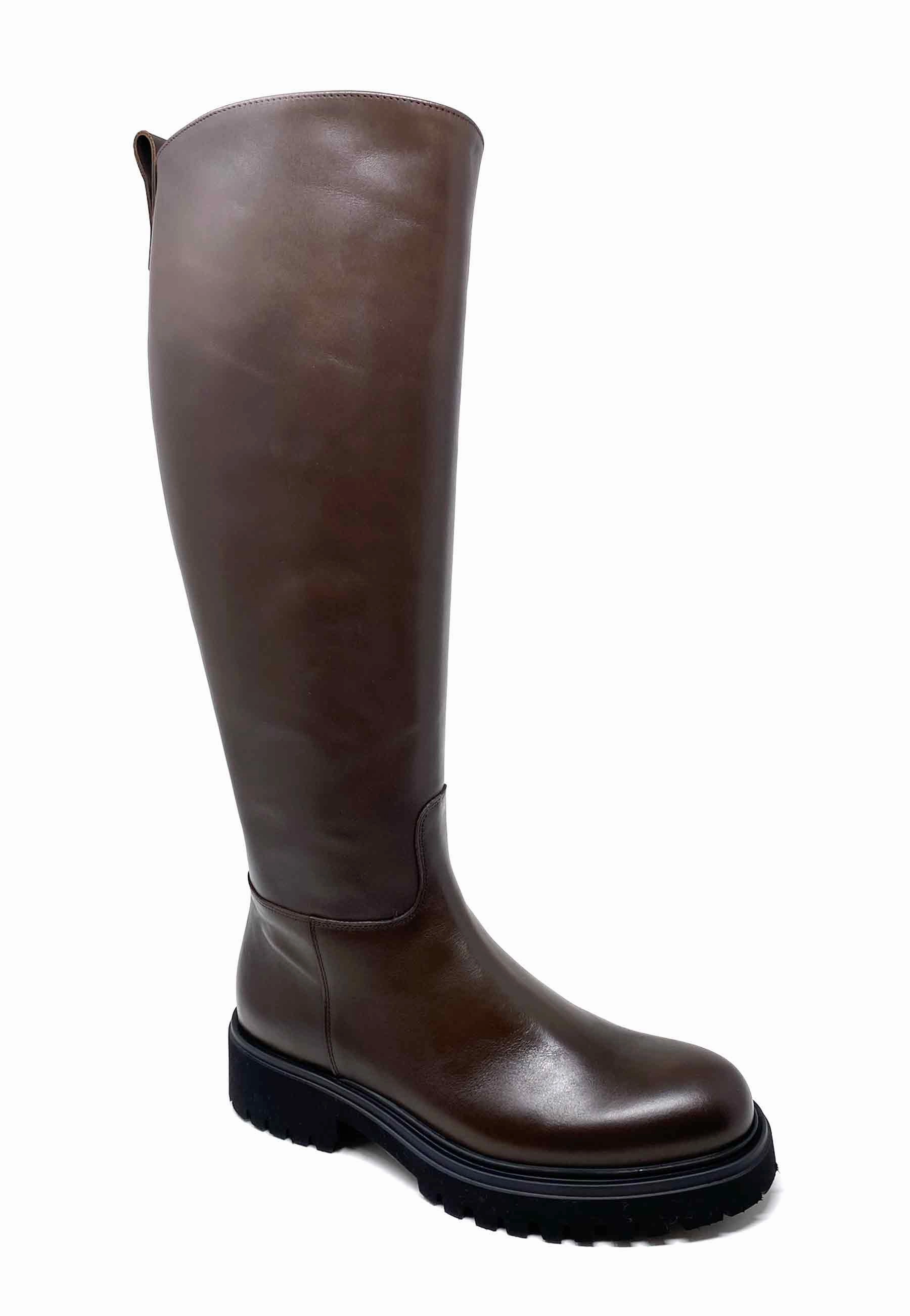 Stiefel Für Waden Mit Absatz Warth Langschaft Boot |Chocolate