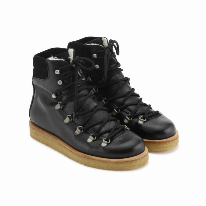 Angulus -  Boot with laces - Black Street Shoes Stiefel