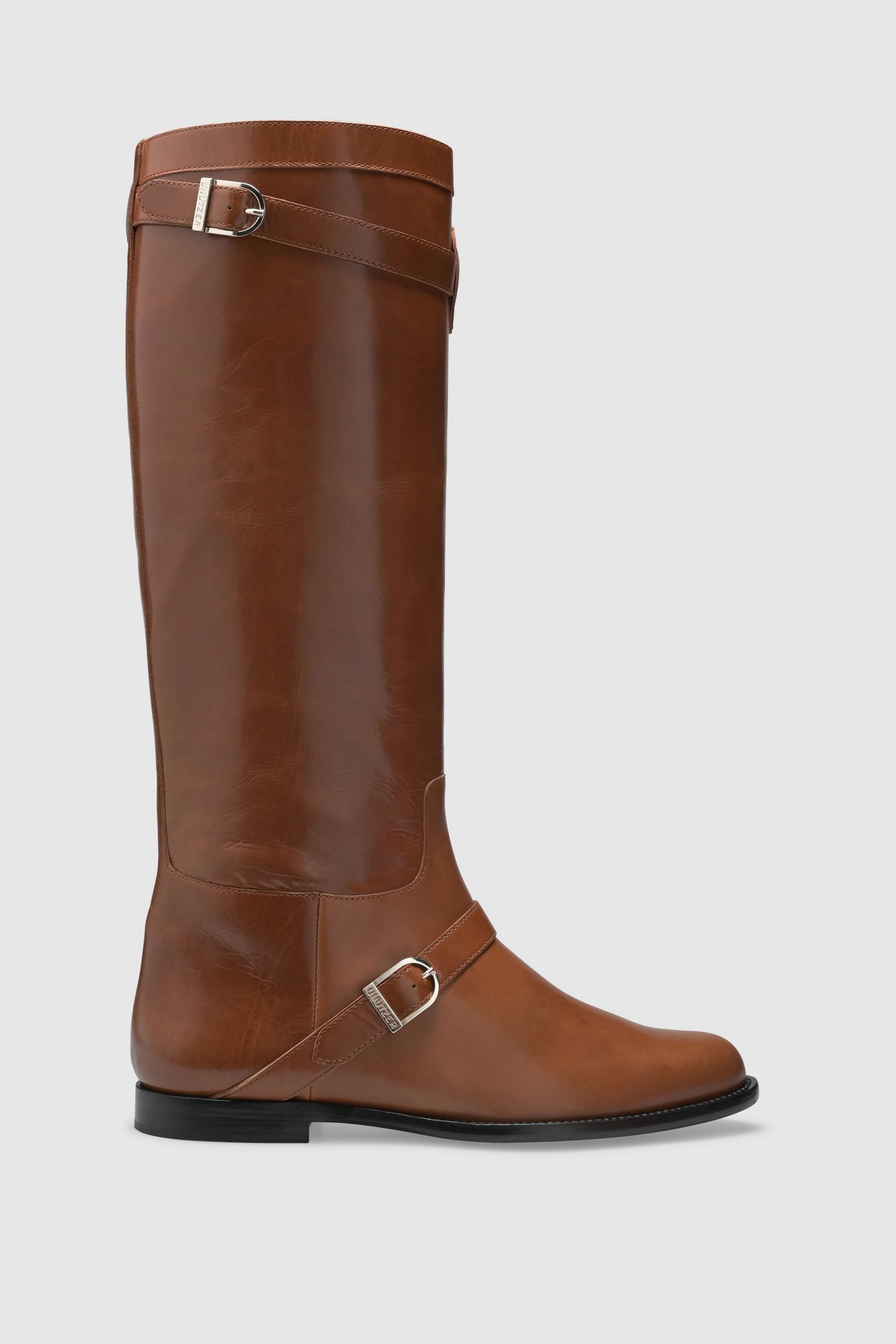 Hüfthohe Stiefel Stiefel 9475 Vitello Brushed Brown