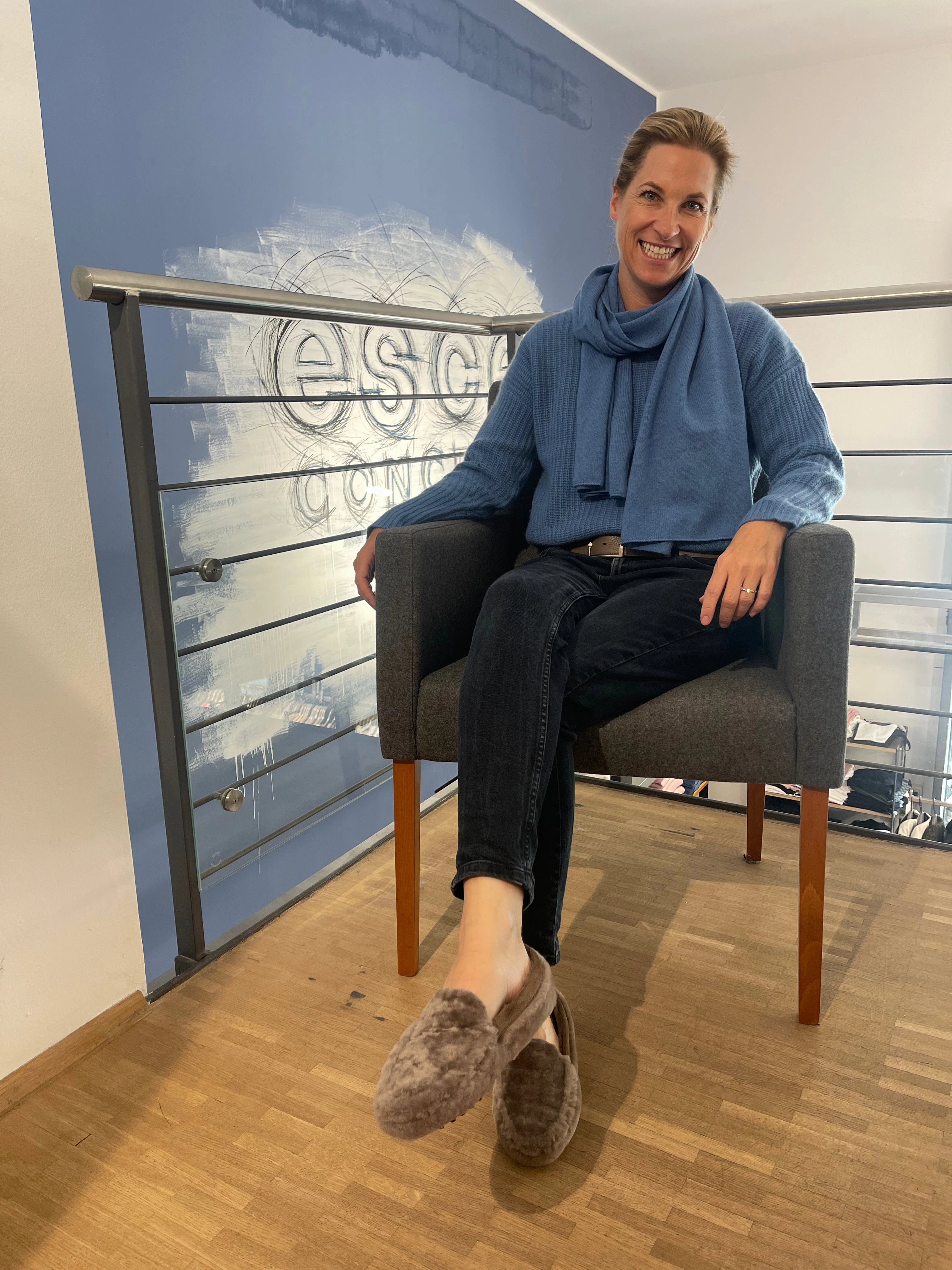 Lederschuhe Schwarz Färben Lammfell Mokassins taupe