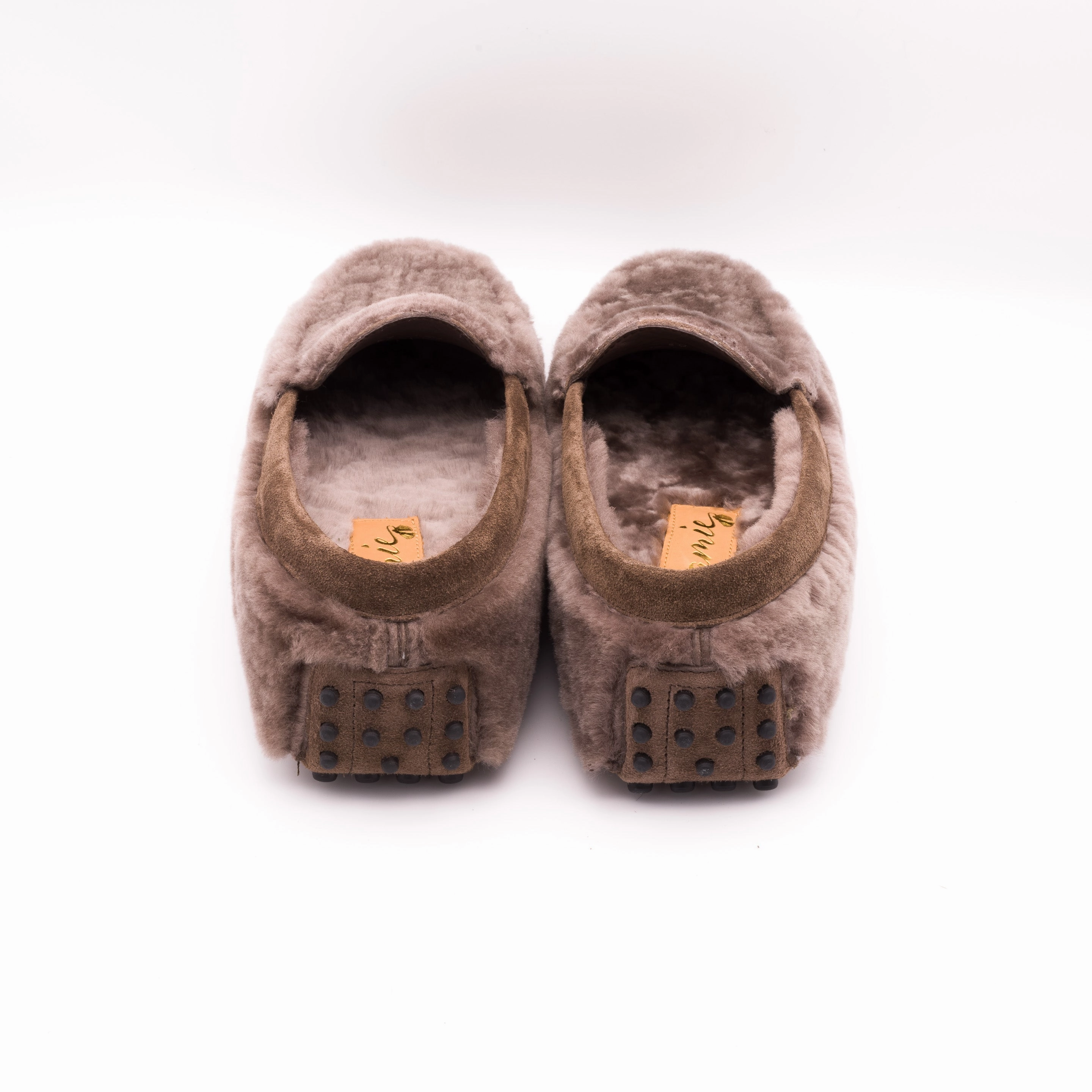 Lammfell Mokassins taupe Lederschuhe Pflege Vor Dem Ersten Tragen