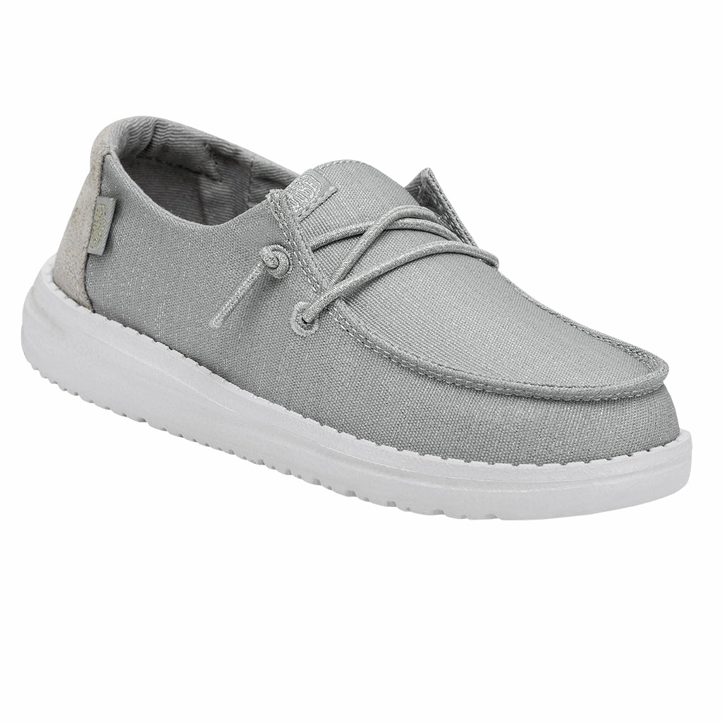 Fettfleck Lederschuhe Wendy Glitter Kinder - Smoke Quartz