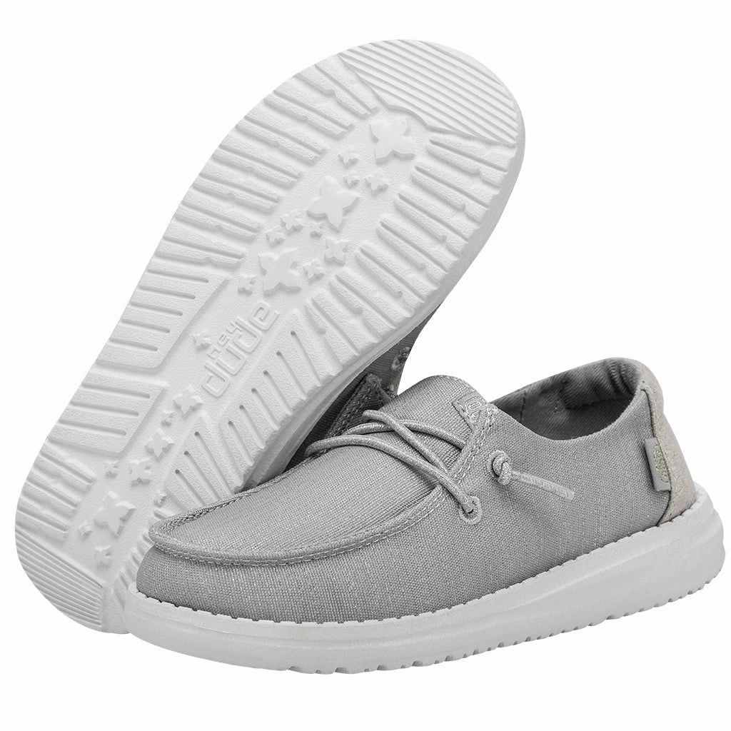 Lederschuhe Dunkler Färben Wendy Glitter Kinder - Smoke Quartz