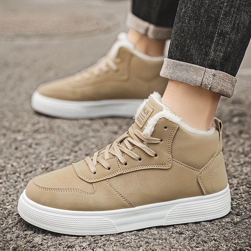 Winterschuhe Herren | High Cut mit Schnrung und Innenfutter Jelly Sneaker