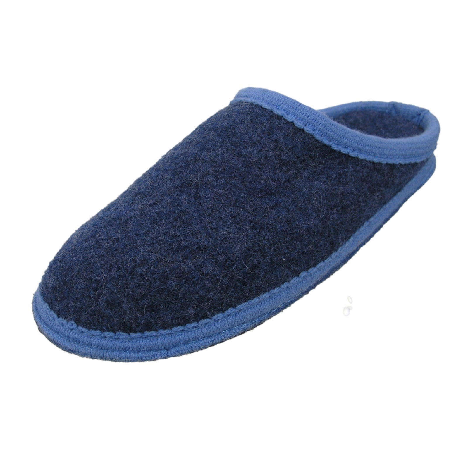 Bacinas Filzhausschuhe Pantoffel jeans/blau Ussgerechte Hausschuhe Pantoffeln