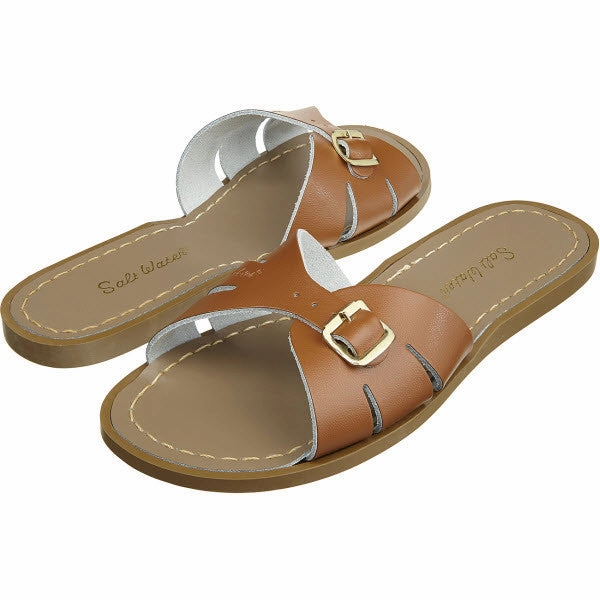 Salt Water Sandalen CLASSIC SLIDES tan Sandalen Mit Absatz 5 Cm