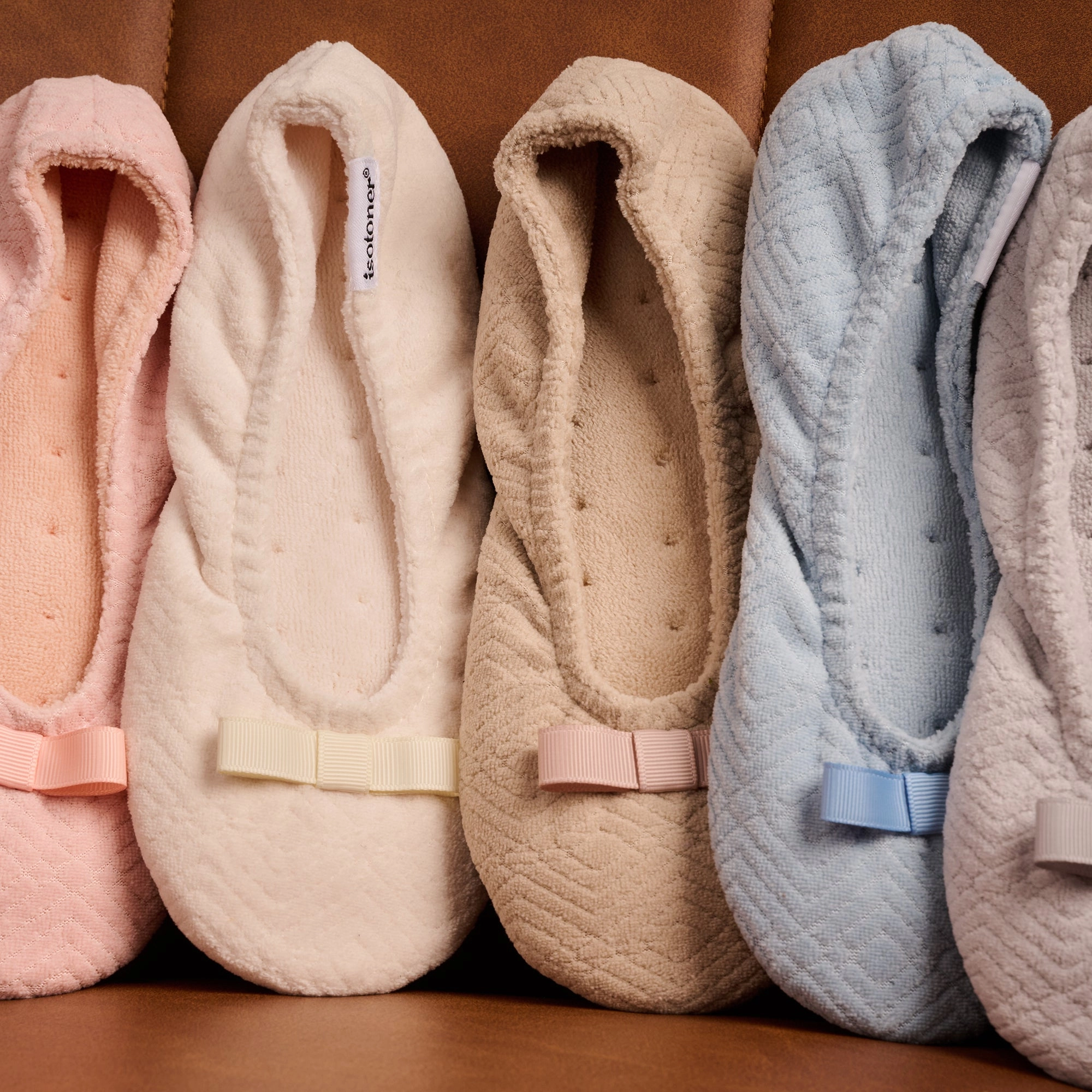 Schnittmuster Pantoffeln Women's Diamond Microterry Gemma Pillowstep Ballerina Slipper