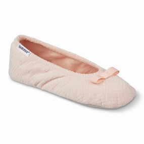 Women's Diamond Microterry Gemma Pillowstep Ballerina Slipper Filz Pantoffeln Aldi