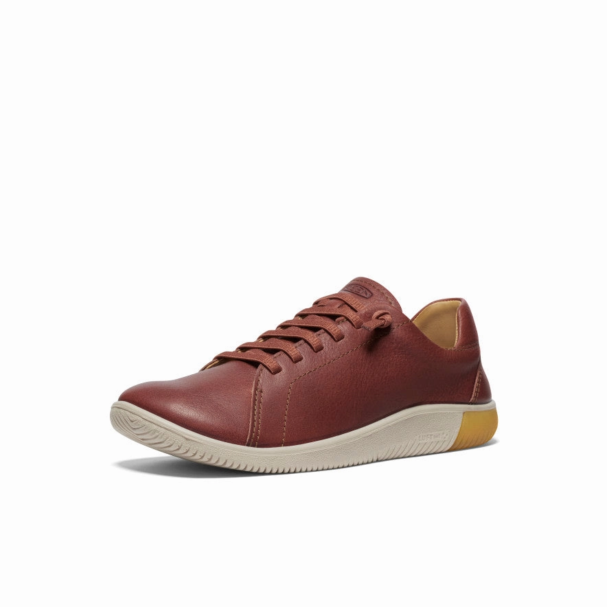 Women's KNX Leather Sneaker  |  Tortoise Shell/Plaza Taupe Sneaker Schnürtechnik