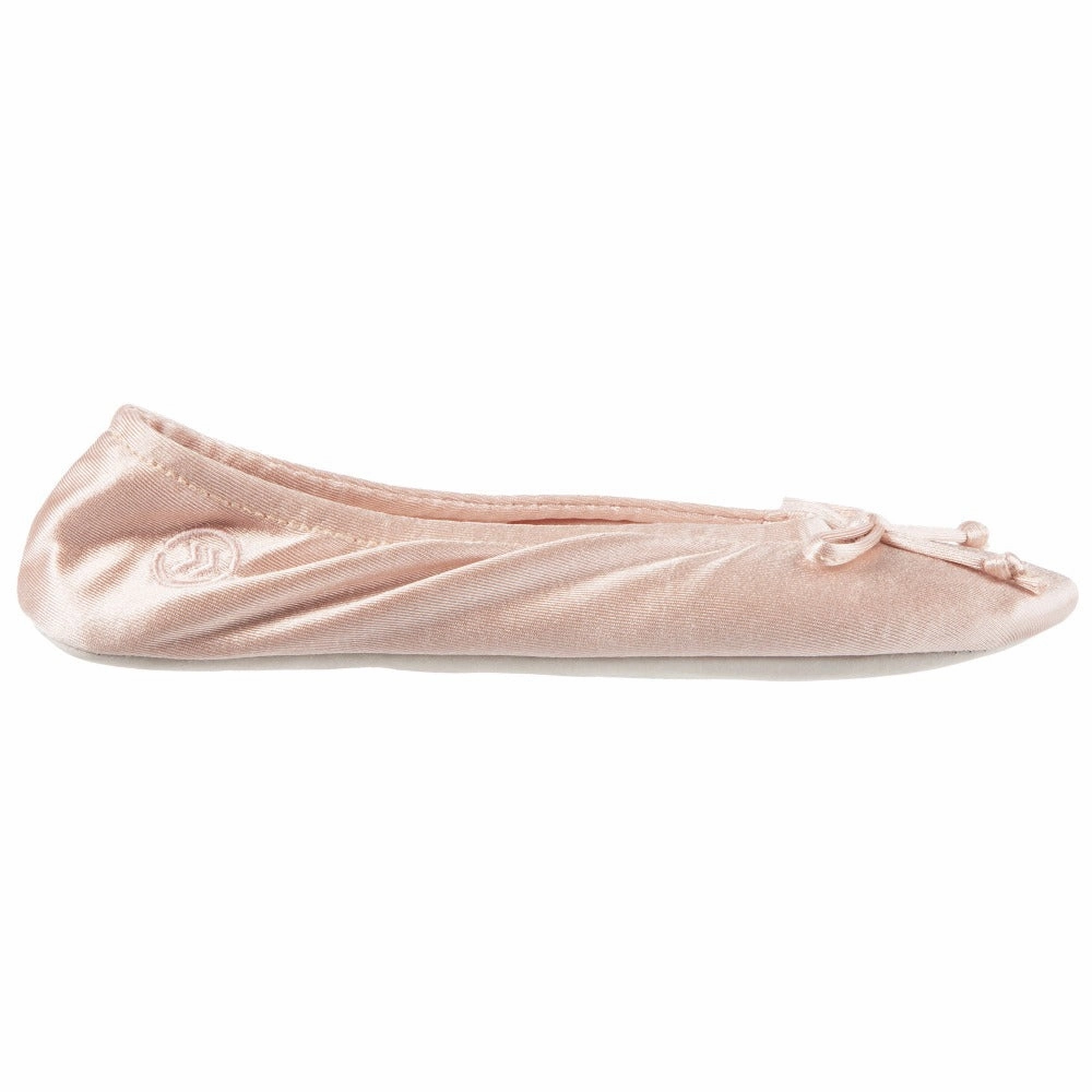 Womens Classic Satin Ballerina Slipper