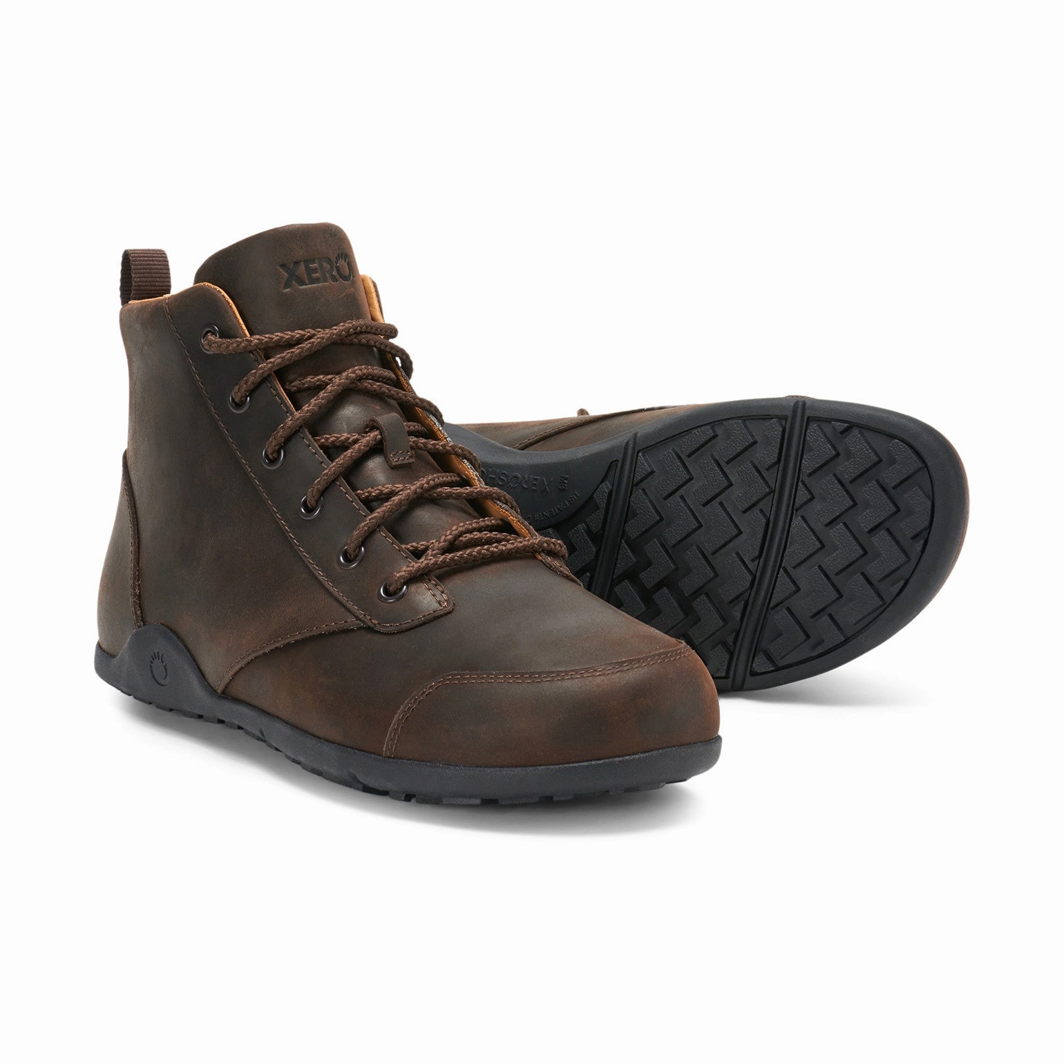 Xero Shoes Denver Leather Lined - brown Squad Stiefel