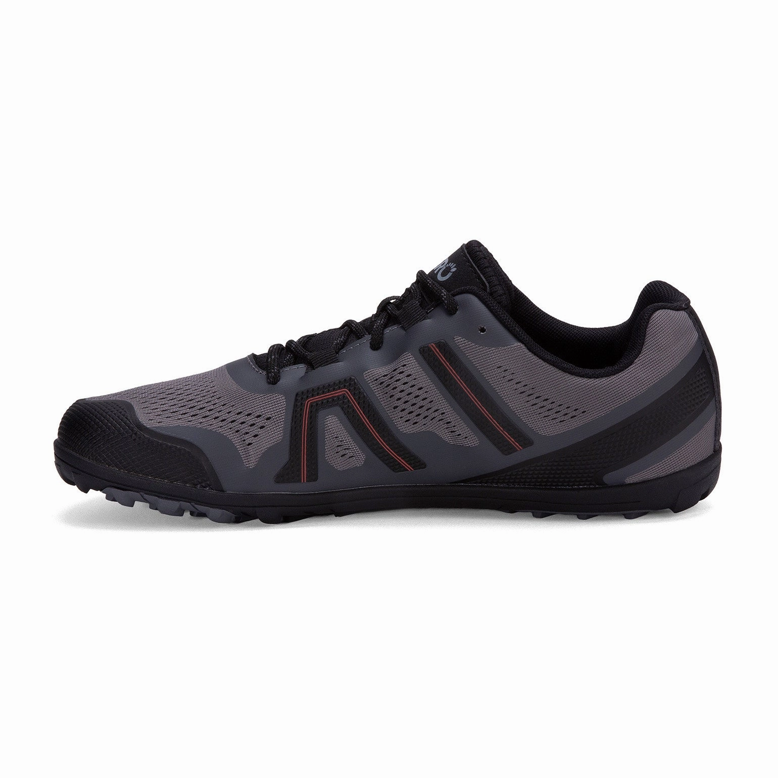 Wanderschuhe Kategorie B Test Xero Shoes Mesa Trail II Men - steel gray/orange