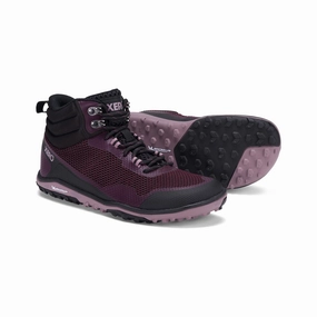 Wanderschuhe Kinder Wasserdicht Xero Shoes Scrambler Mid Damen - black fig (Restposten)