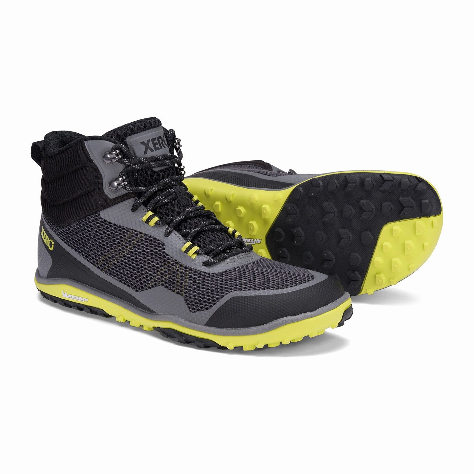 Xero Shoes Scrambler Mid Herren - steel gray sulphur (Restposten) Wanderschuhe 39 5