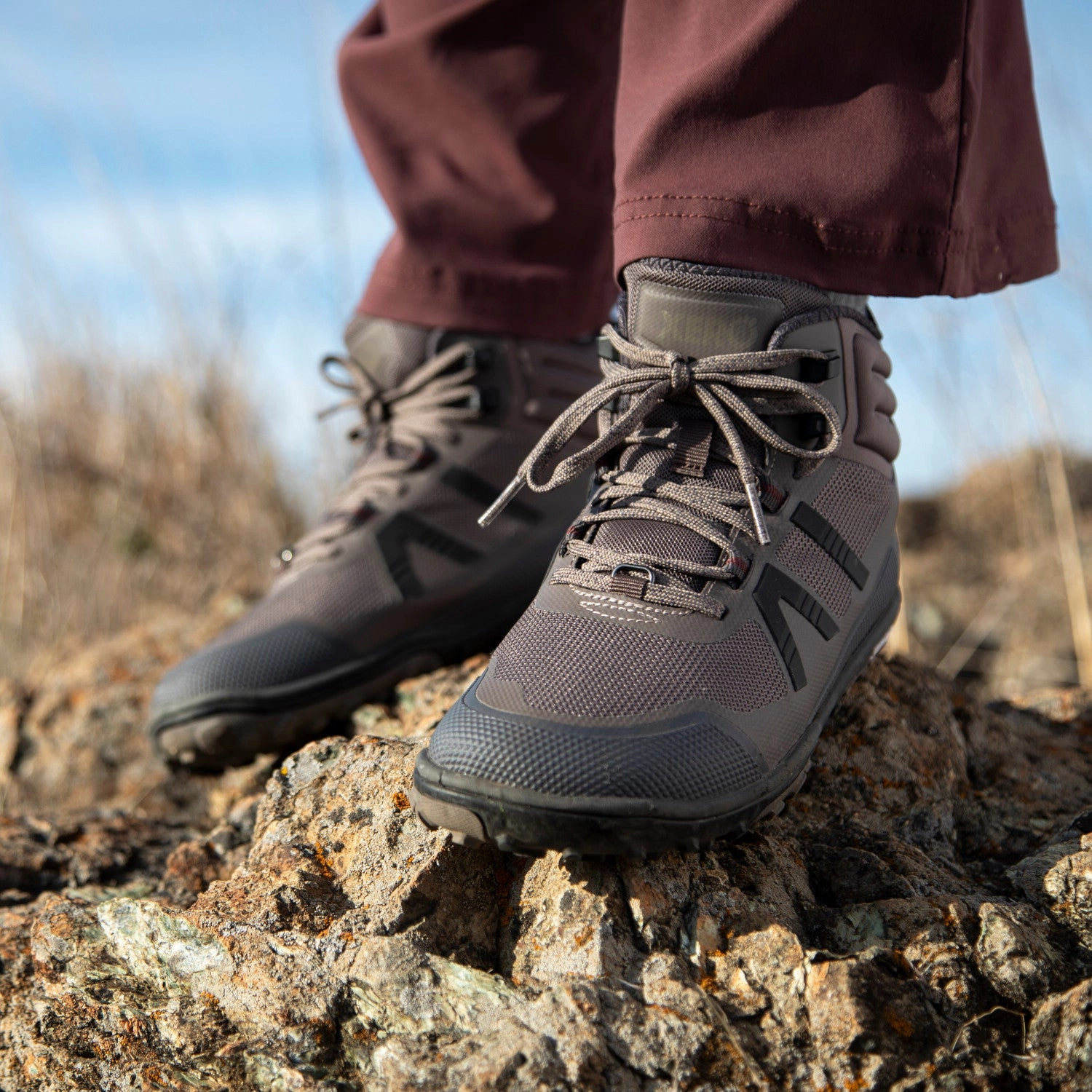 Wanderschuhe Zell Am See Xero Shoes Scrambler Mid II Damen - morel