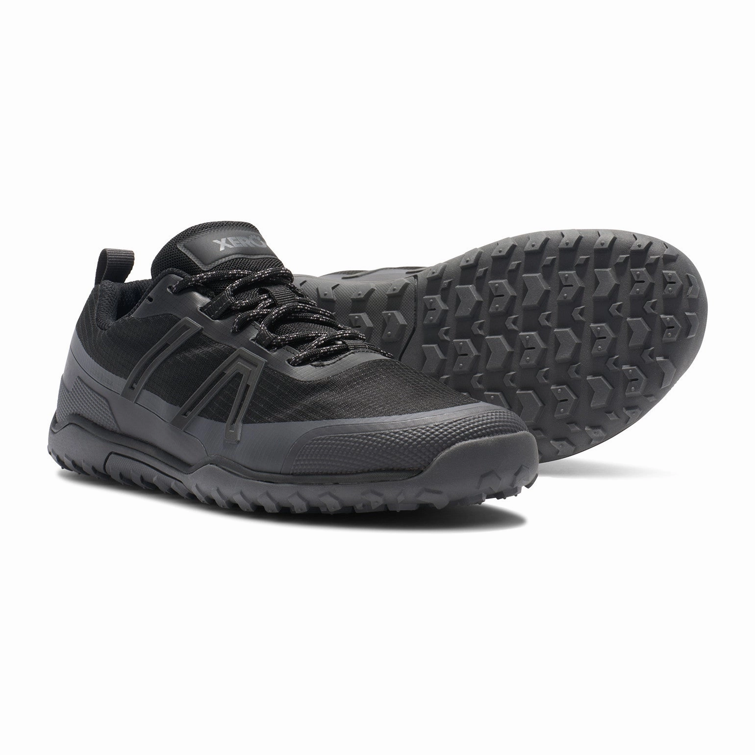 Xero Shoes Scrambler Trail Low Waterproof Men - black/asphalt Quechua Schuhe Wanderschuhe