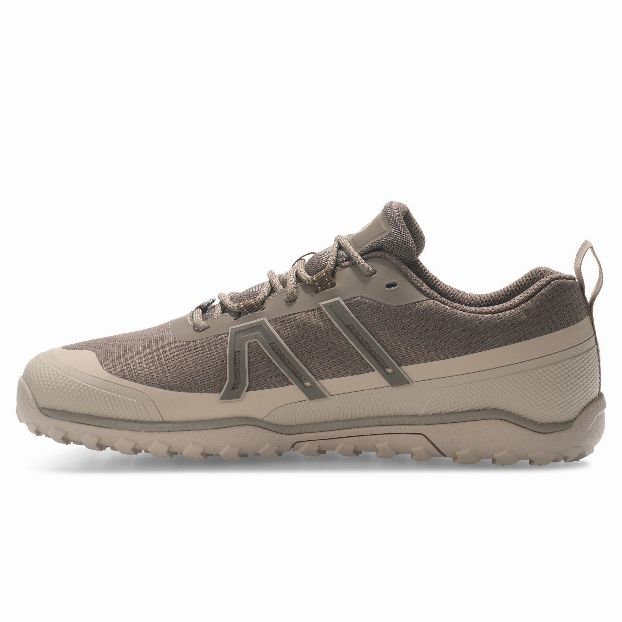 Xero Shoes Scrambler Trail Low Waterproof Men - morel/pure cashmere Wanderschuhe Achillessehne