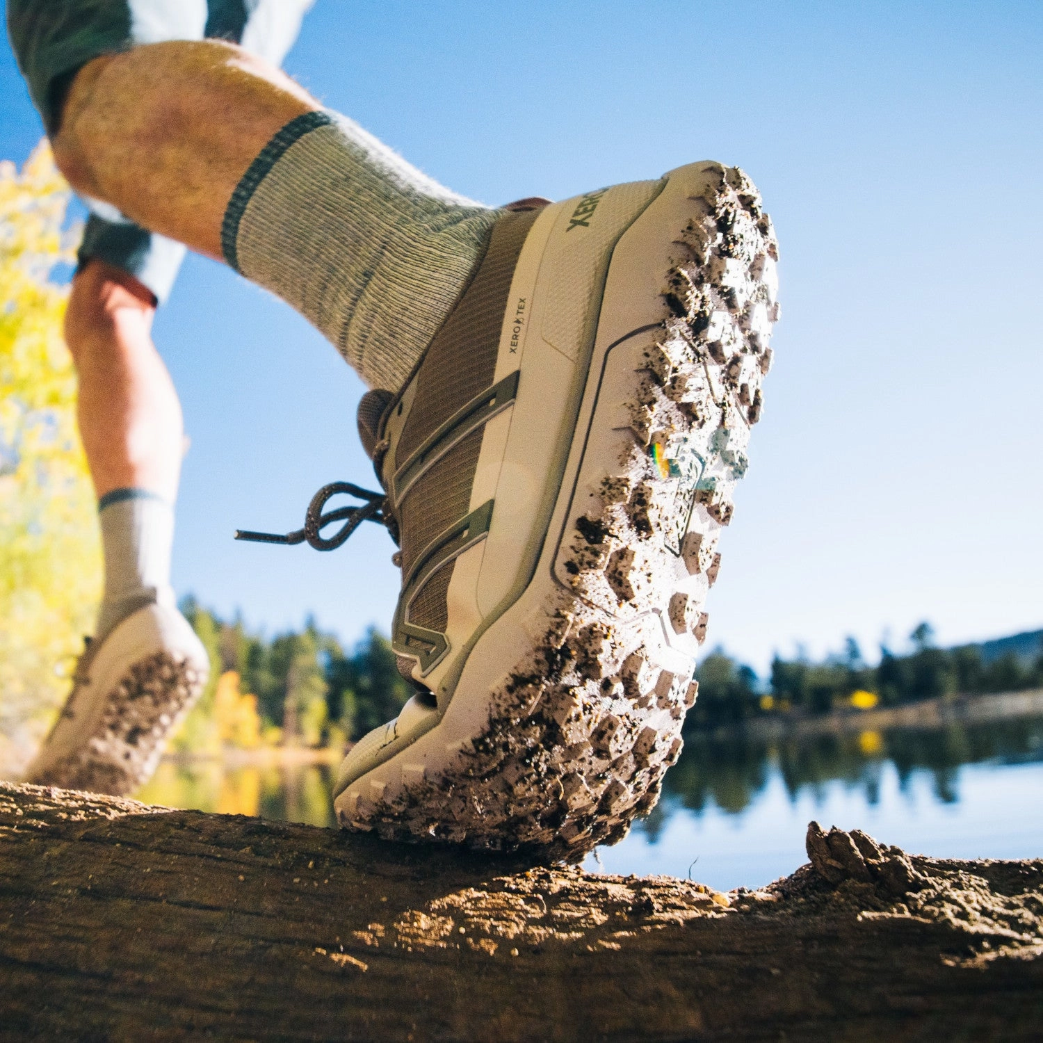 Xero Shoes Scrambler Trail Low Waterproof Men - morel/pure cashmere Wanderschuhe Sommer Wasserdicht
