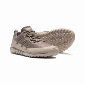 Test Wanderschuhe 2023 Xero Shoes Scrambler Trail Low Waterproof Women - morel/pure cashmere